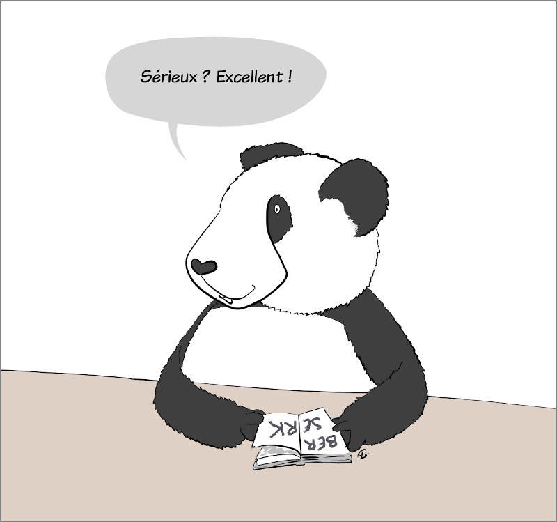 HotPanda 26, avril 2020 : Mais il répond :"Sérieux ? Excellent !"